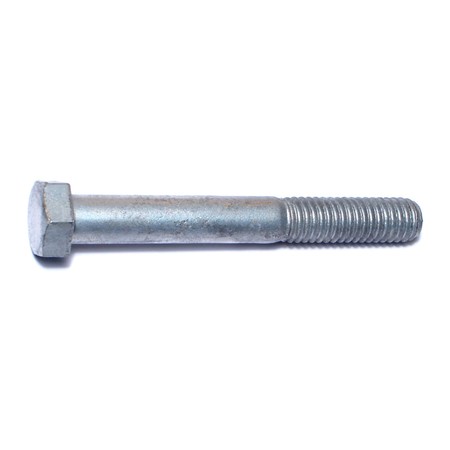 MIDWEST FASTENER 3/8"-16 Hex Head Cap Screw, Hot Dipped Galvanized Steel, 3 in L, 5 PK 35144